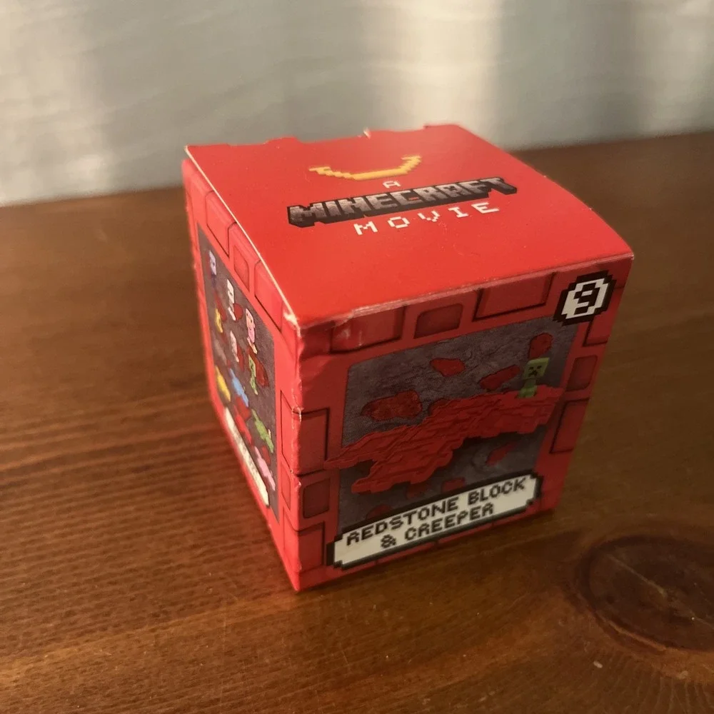 2025 McDonald's Minecraft‎ Happy Meal Toy #9 Redstone Block & Creeper